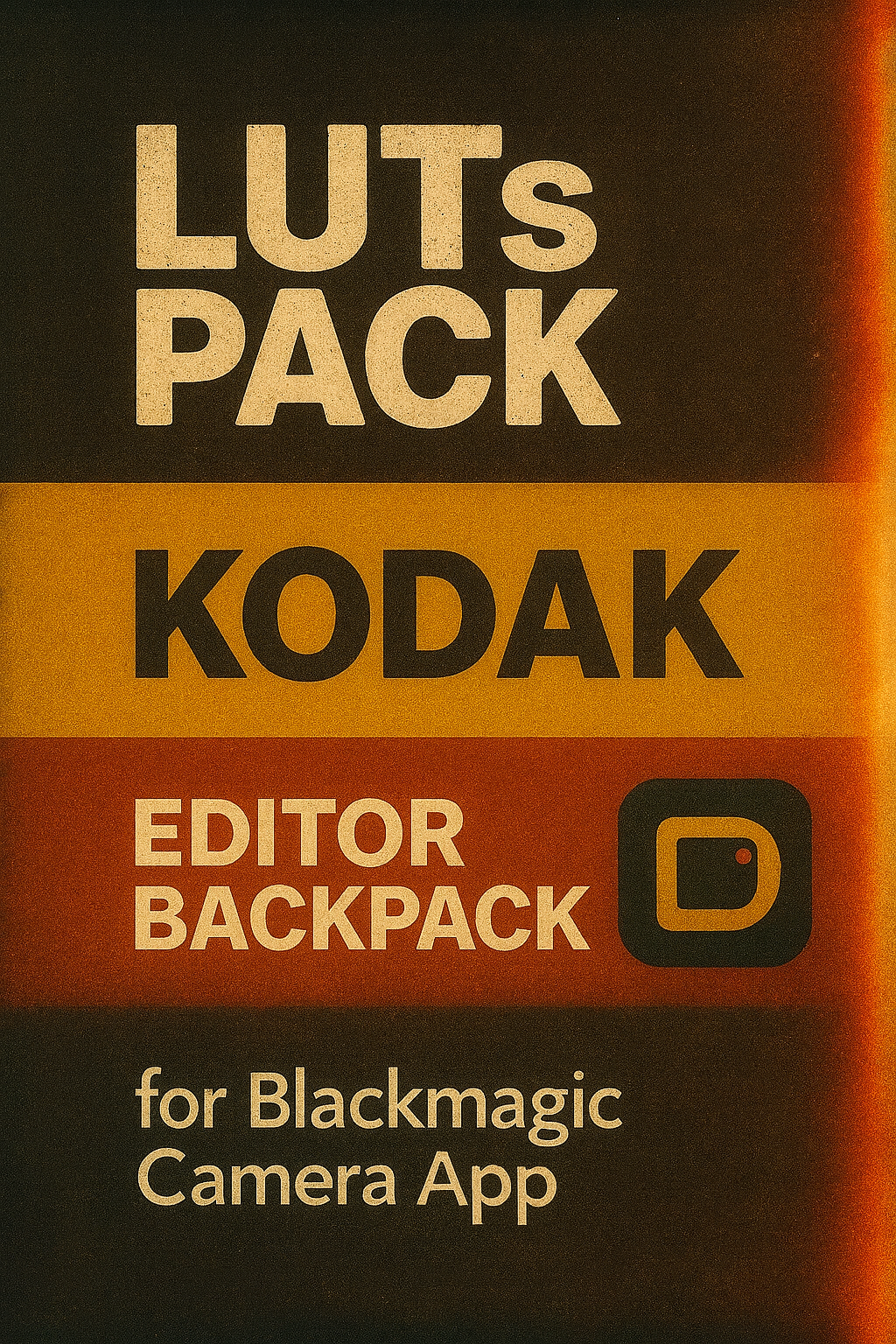 EB Kodak LUTs Pack – for Blackmagic Camera App