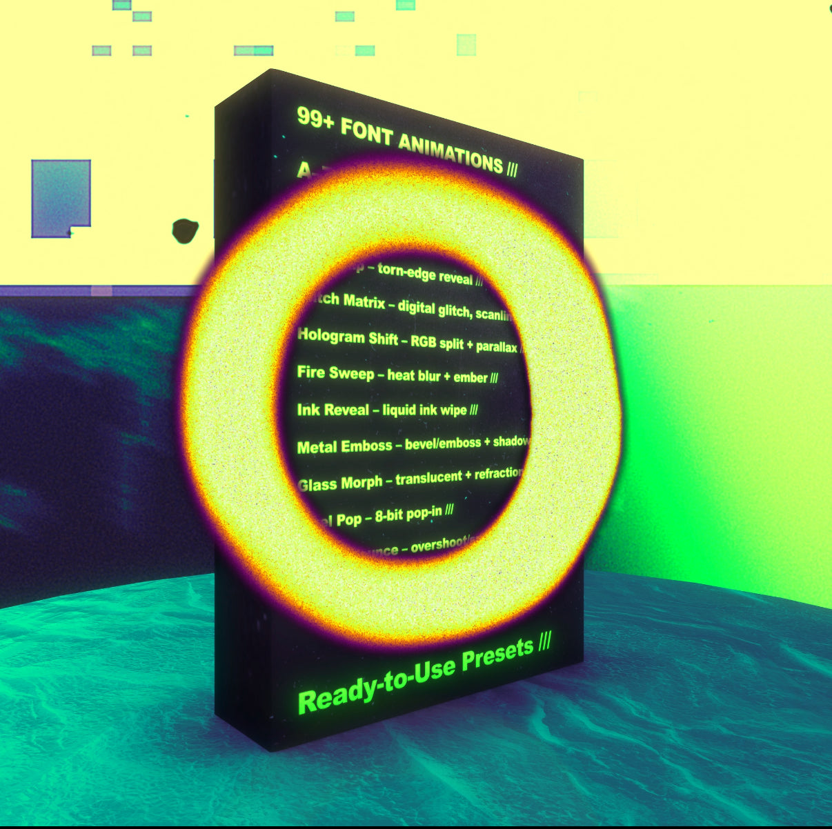 Fonts Effect Pack Vol.1